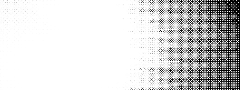 Gradient bitmap black with pattern dither and game bit for 8 pixel background. Bg digital rectangle and dithering vignette with gradation block and arcade degrade illustration. Semitone white and