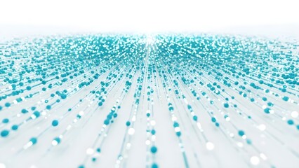 Fototapeta premium Abstract Blue Particles Background