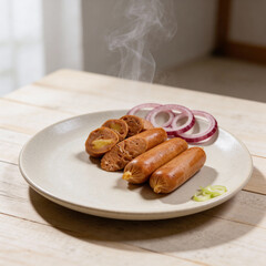 Cheese and Onion Sausages