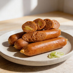 Cheese and Onion Sausages