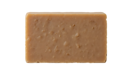 Plant Based Natural Soap Bar Isolated on White Background Eco Skincare 