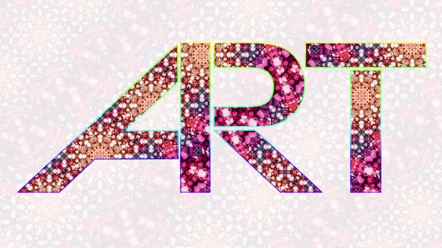 letters ART. graffiti word ART. word ART. Video background animation ART. Video texture background. Art background. Art animation