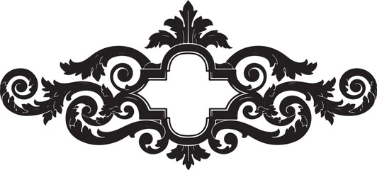 Elegant Vintage Floral Ornamental Divider &ndash; Luxury Classic Scroll Design