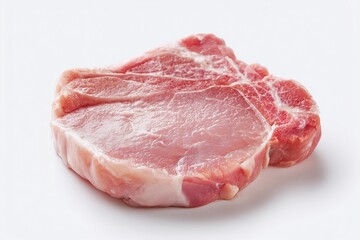 Raw Veal Cutlet for Restaurant Menu Design or Artisan Butcher Branding Content