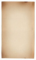 Vintage background of old ancient torn paper texture isolated