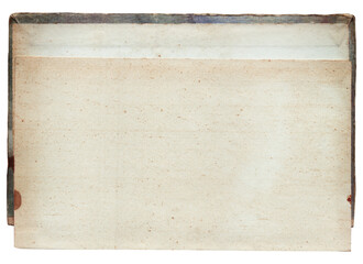 Plakat Vintage background of old ancient torn paper texture isolated