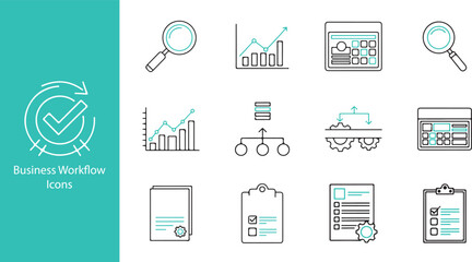 Business Process Flow Icon
