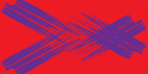 Obraz premium Red sports background design with purple abstract template. Sports players in various activities: soccer, basketball, baseball, tennis, rugby, Modern.