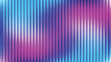 Glass ripple texture with dark gradient background and lilac light streaks. Futuristic distortion, moody abstract glow, reeded vertical blur. Vector illustration EPS