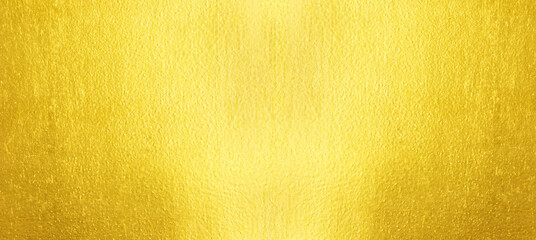 Shiny yellow leaf gold foil