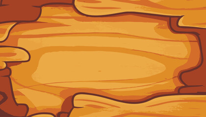 Wooden Vector Cartoon Texture for Game Assets