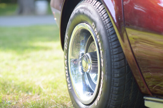 Front Wheel of Chevrolet Corvette Stingray