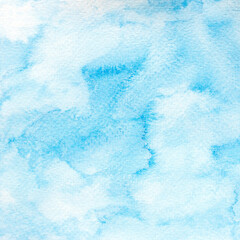 a blue sky ink background