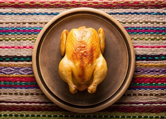 Whole Roasted Chicken for Restaurant Branding and Food Marketing Campaigns