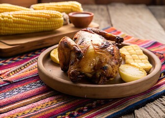 Gourmet Roasted Chicken for Restaurant Branding and Culinary Marketing