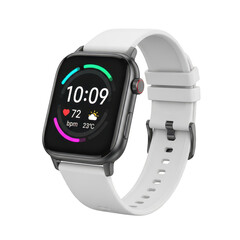 Fototapeta premium White Smartwatch with Digital Display isolated on transparent background