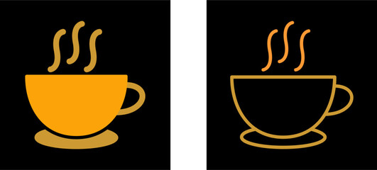 Obraz premium Coffee Cup I Vector Icon