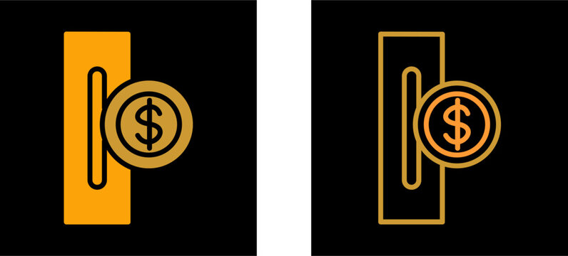 Slot for Coins Vector Icon