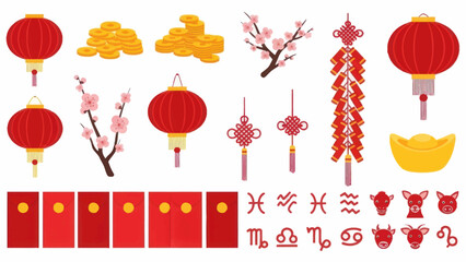 Chinese New Year Elements and Symbols 6.