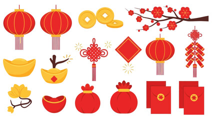 Chinese New Year Elements and Symbols 8.