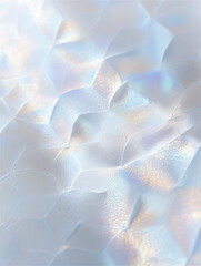 ほのかな虹の艶がある和風柄の水色の和紙背景