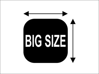 BIG SIZE sticker that can be placed on different products. A good and profitable product to buy.
