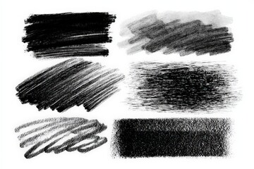 Dark scribbles on white background create an abstract texture for creative design projects and artistic expressions in various applications