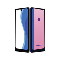 smart phone with blank screen