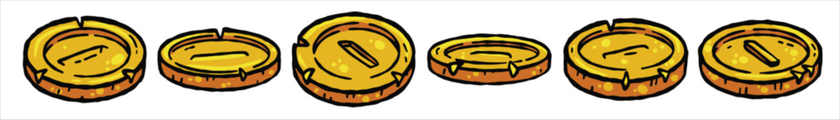 olden coin pirate gold treasure banking success and cash  © Nause