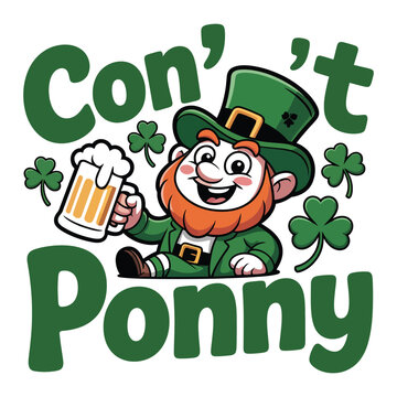 con't ponny t shirt design 