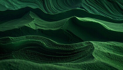 Organic Dark Green Sandstone Texture Background with Fine Grain