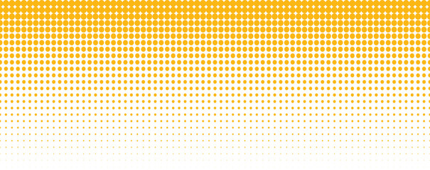 yellow halftone gradient texture vanishing cartoon polka © Ubase