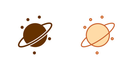 Planetary Rings Vector Icon © Muhammad