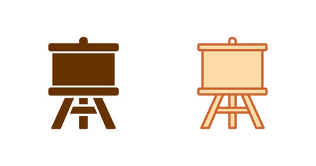 Easel Stand Vector Icon