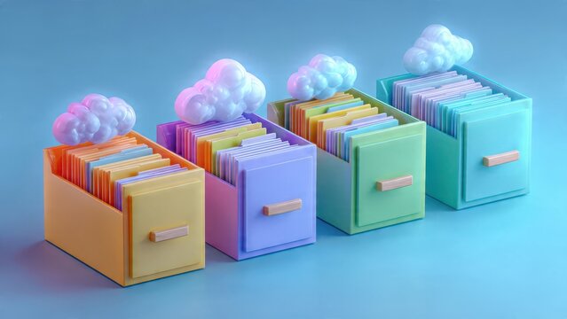 Optimizing digital archives linking archive boxes to improve retrieval in virtual environments