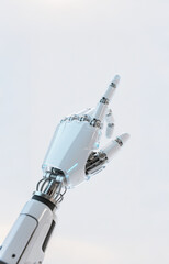 satellite dish on blue background