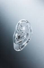 diamond on white background