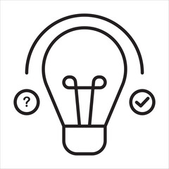 Engineering icon outline vector