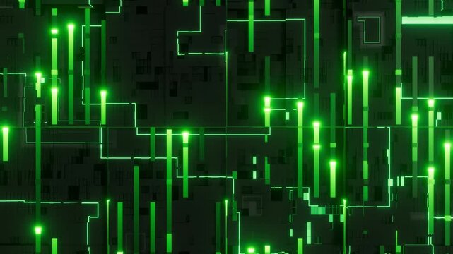 digital technology themed background loop animated
