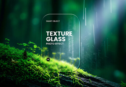 Glass Textured Photo Effect