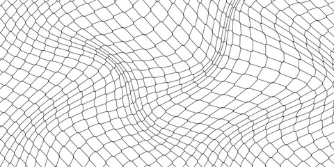Curved net pattern. Seamless design for sportswear or equipment like soccer goals, volleyball nets, basketball hoops, hockey nets, and athletic gear. © RIDWAN