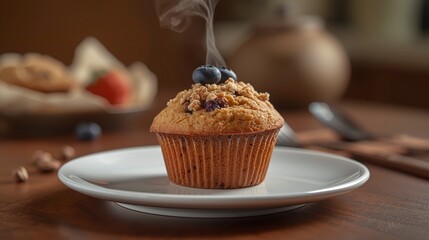 muffins with chocolate