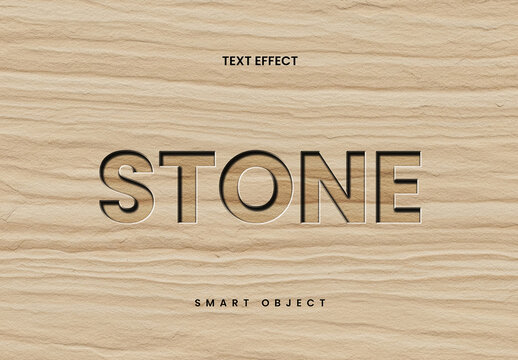 Stone Text Effect