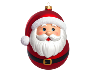 Festive Santa Claus Christmas ornament