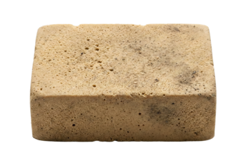 Rubber paddle cleaning block. Beige eraser for carbon fiber surfaces.