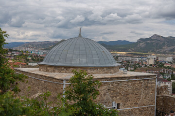 Obraz premium Genoese fortress, Sudak, Crimea, Russia, 22.06.2025