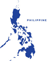 Obraz premium Philippines Country Map Outline