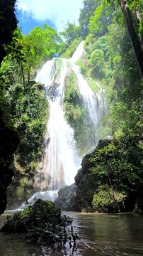 Hoi Khua Waterfall in Luang Prabang, Laos
