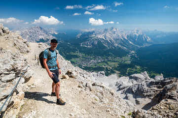 Tofana di Mezzo - Dolomites - (3244 m) View from the summit of Cortina d'Ampezzo  © Tomasz Warszewski