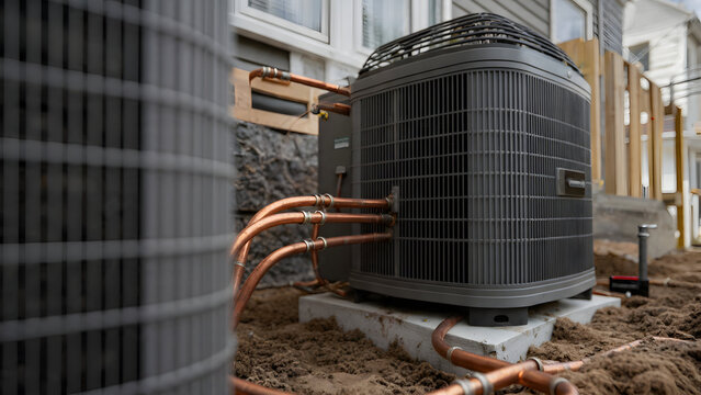 Professional Residential HVAC Plenum and Flexible Duct Connections with Clean Finishing